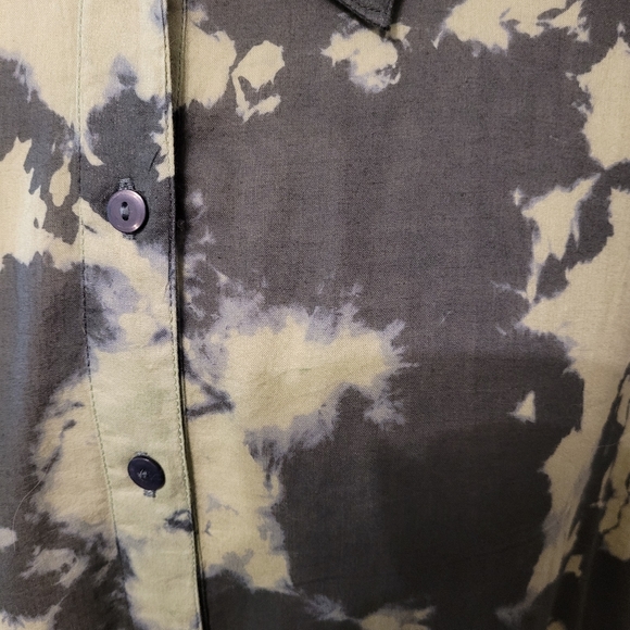 Anthropologie Green Tie-Dye Maxi Dress - Picture 2 of 9